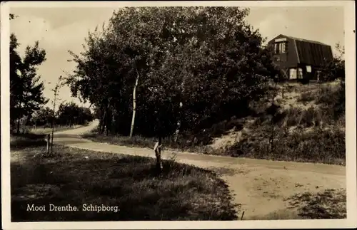 Ak Mooi Drenthe Niederlande, Schipborg, Ortsansicht