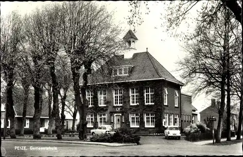 Ak Peize Drenthe Niederlande, Gemeentehuis