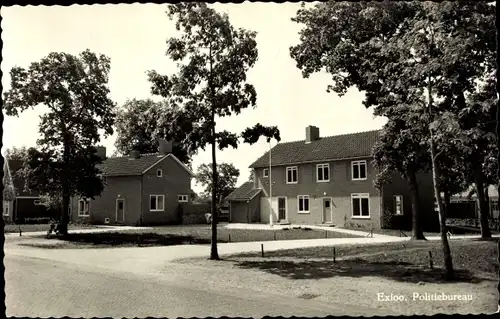 Ak Exloo Drenthe Niederlande, Politiebureau