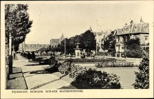 Ak Nijmegen Gelderland, Burgem. Van Schaeck Mathonsingel