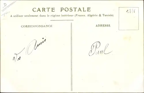 Ak 1. April, Ier Avril, Angler sitzt auf einem großen Fisch, Schuh am Haken