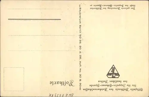 Künstler Ak Amtsberg, Otto, Ein Deutscher Zeppelin, Eckener Spende, Luftschiff, Industrieanlagen