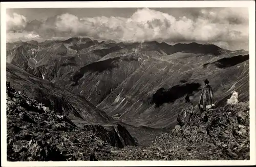 Ak Rumänien, Transylvanische Alpen, Karpaten, Landschaft