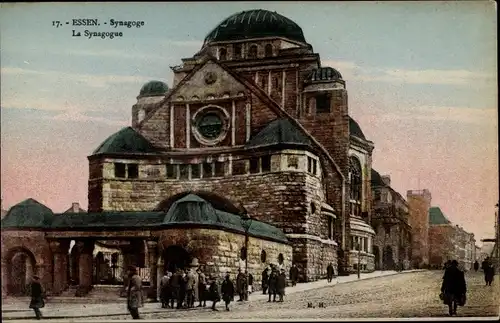 Judaika Ak Essen im Ruhrgebiet, Synagoge