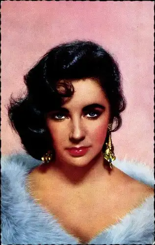 Ak Schauspielerin Elizabeth Taylor in Das Land des Regenbaumes, Portrait