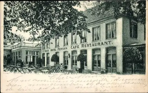 Ak Soest Utrecht Niederlande, Hotel Café Restaurant Trier