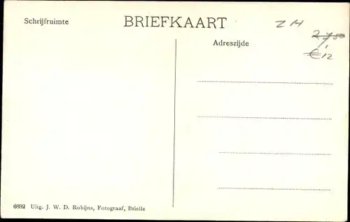 Ak Oostvoorne aan Zee Südholland, Dorpsplein