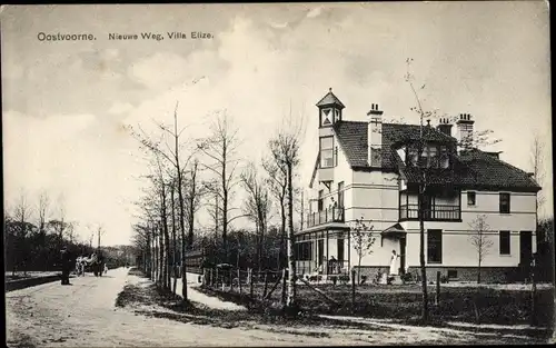 Ak Oostvoorne aan Zee Südholland, Nieuwe Weg, Villa Elize