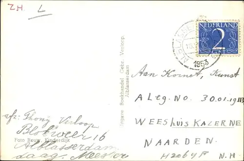 Ak Alblasserdam Südholland, Van Eesterensingel