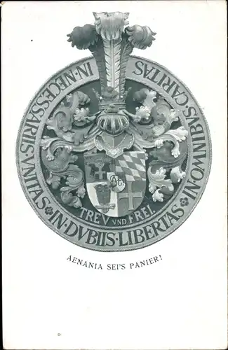 Studentika Ak Aenania sei's Panier, Treu und Frei