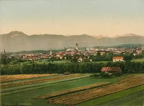 Foto Rosenheim Oberbayern, Gesamtansicht