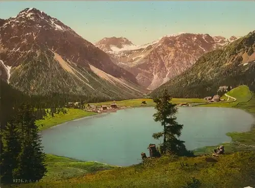 Foto Arosa Kanton Graubünden Schweiz, See, Panorama