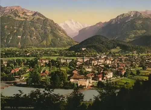 Foto Interlaken Kanton Bern Schweiz, Gesamtansicht