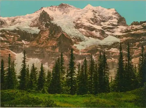 Foto Wengernalp Kanton Bern Schweiz, Jungfrau