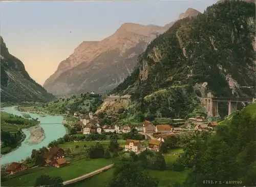 Foto Amsteg Silenen Kanton Uri, Panorama