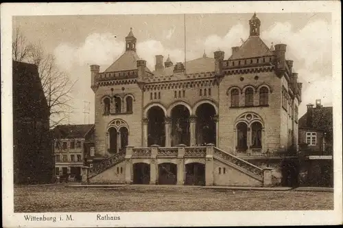 Ak Wittenburg in Mecklenburg, Rathaus