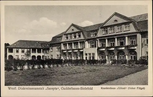 Ak Gadderbaum Bielefeld in Nordrhein Westfalen, Krankenhaus Gilead, Diakonissenanstalt Sarepta