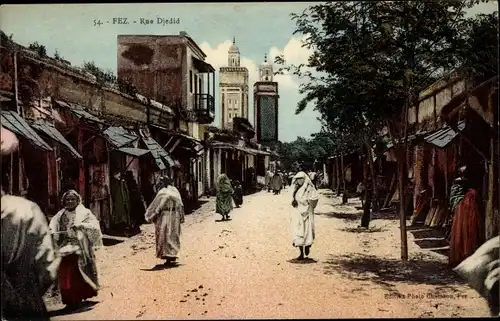 Ak Fès Fez Marokko, Rue Djedid