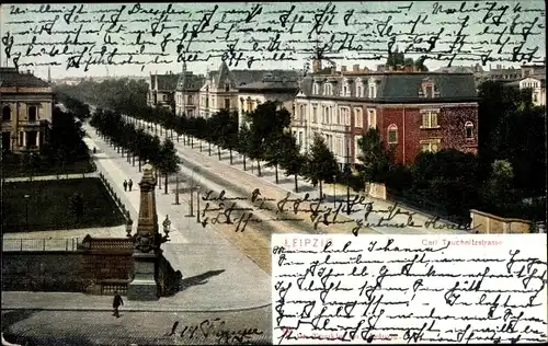 Ak Leipzig in Sachsen, Carl Tauschnitzstraße