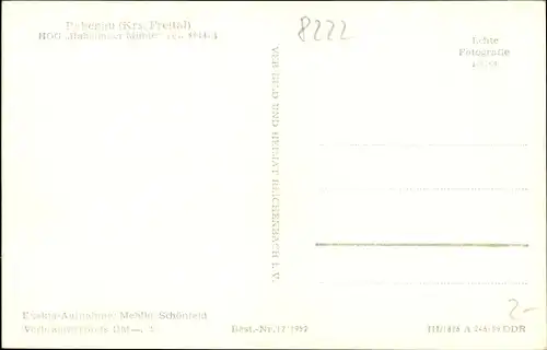 Ak Rabenau Osterzgebirge, HOG Rabenauer Mühle, Innenansicht