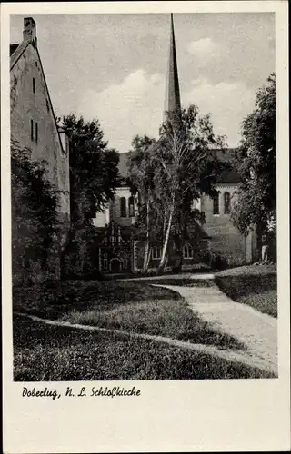 Ak Doberlug Kirchhain in Brandenburg, Schlosskirche