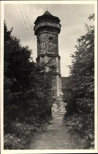 Ak Scheibenberg im Erzgebirge, Berggasthaus, Turm