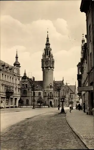 Ak Dahme in der Mark, Hauptstraße mit Rathaus