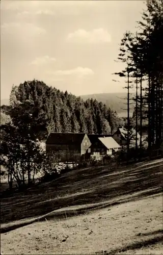 Ak Cämmerswalde Neuhausen im Erzgebirge, Teilansicht