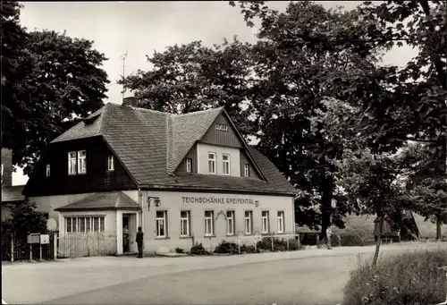 Ak Geyer im Erzgebirge Sachsen, Teichschänke Greifental