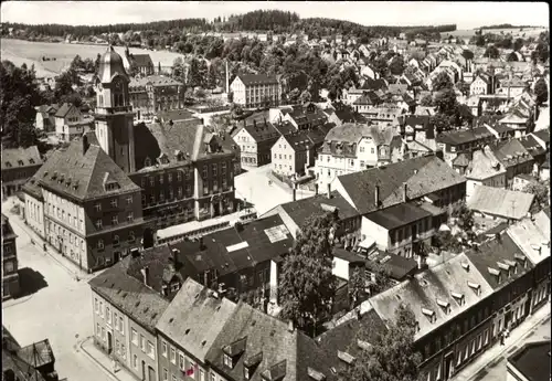 Ak Geyer im Erzgebirge Sachsen, Teilansicht, Luftbild