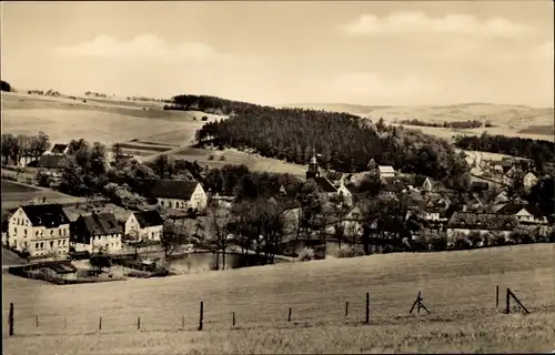 Ak Weißbach Amtsberg im Erzgebirge, Panorama vom Ort