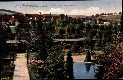 Ak St. Andreasberg Braunlage im Harz, Luft- und Sonnenbad