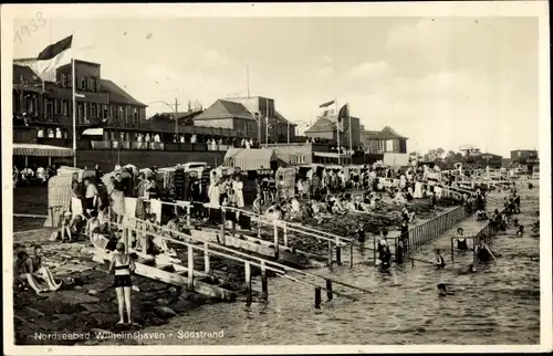 Ak Wilhelmshaven in Niedersachsen, Südstrand, Hotels