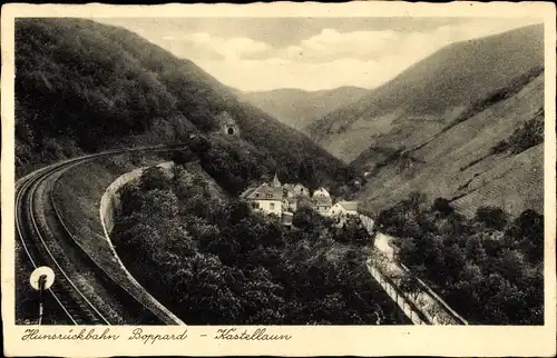 Ak Boppard Castellaun, Hunsrückbahn, Mühltal, Wälder