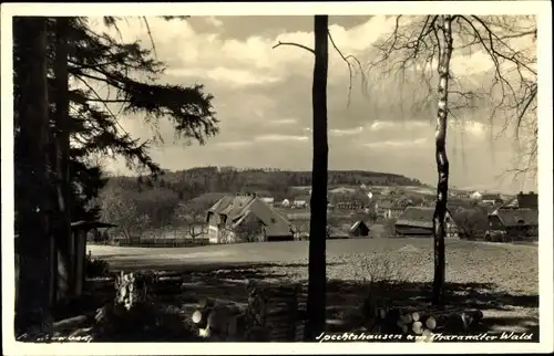 Foto Ak Spechtshausen Hartha Hintergersdorf Tharandt im Erzgebirge, Ortsansicht