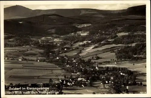 Ak Sosnówka Seidorf Podgórzyn Giersdorf Riesengebirge Schlesien, Panorama