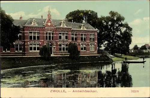Ak Hardenberg Overijssel Niederlande, Ambachtsschool