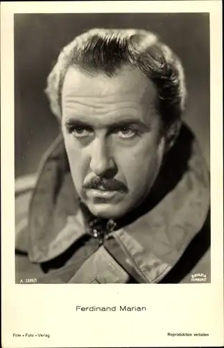 Ak Schauspieler Ferdinand Marian, Portrait