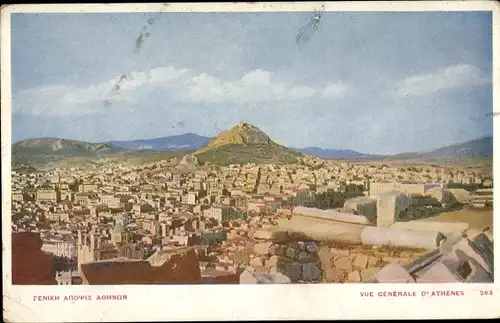 Ak Athen Griechenland, Gesamtansicht
