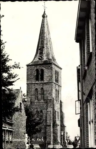 Ak Domburg Veere Zeeland Niederlande, N. H. Kerk