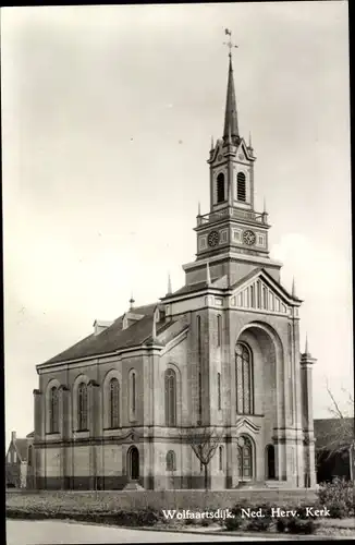 Ak Wolphaartsdijk Zeeland, Ned. Herv. Kerk