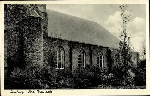 Ak Domburg Veere Zeeland Niederlande, Ned. Herv. Kerk