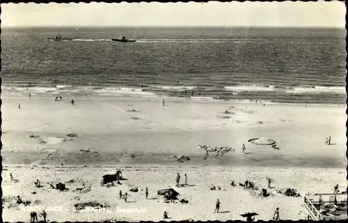 Ak Zoutelande Veere Zeeland Niederlande, Strandpartie, Meer