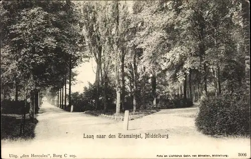 Ak Middelburg Zeeland Niederlande, Laan naar den Tramsingel