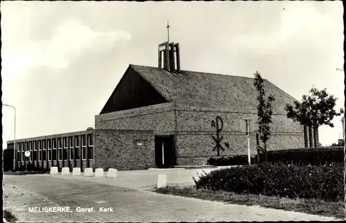 Ak Meliskerke Zeeland Niederlande, Geref. Kerk