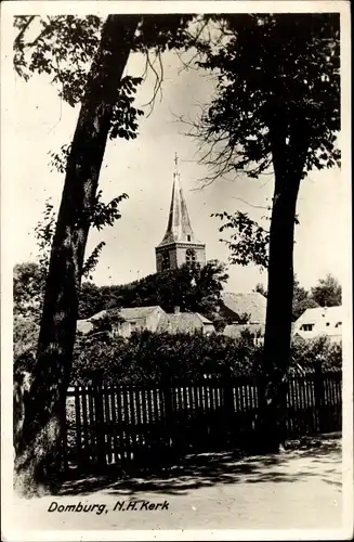 Ak Domburg Veere Zeeland Niederlande, N. H. Kerk