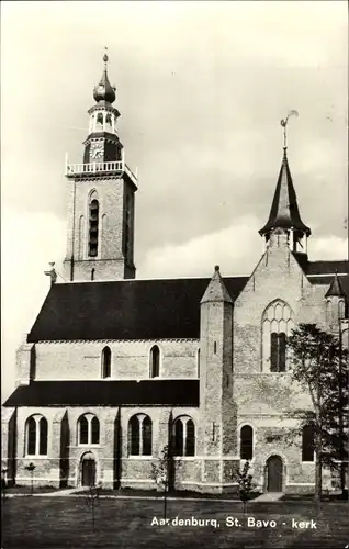 Ak Aardenburg Sluis Zeeland Niederlande, St. Bravo Kerk