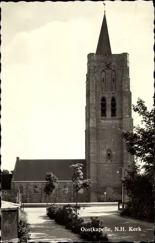 Ak Oostkapelle Walcheren Zeeland, N. H. Kerk