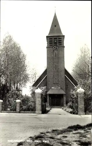 Ak Nieuwdorp Zeeland, Ned. Herv. Kerk
