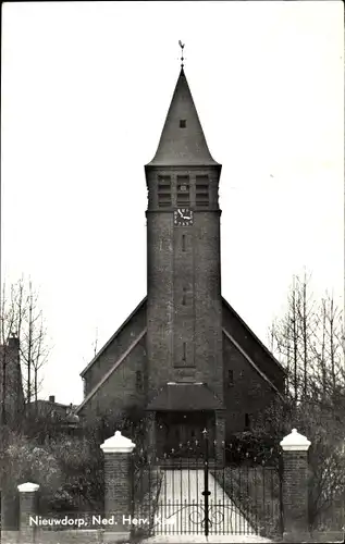 Ak Nieuwdorp Zeeland, Ned. Herv. Kerk